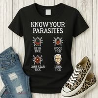 Antibiden Know Your Parasites Lunatic Impeach Joe Biden Women's T-Shirt thumb 3