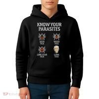 Antibiden Know Your Parasites Lunatic Impeach Joe Biden Kids Hoodie thumb 4