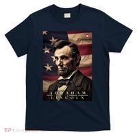 Abraham Lincoln 16th President Of The United States Portrait T-Shirt thumb 0