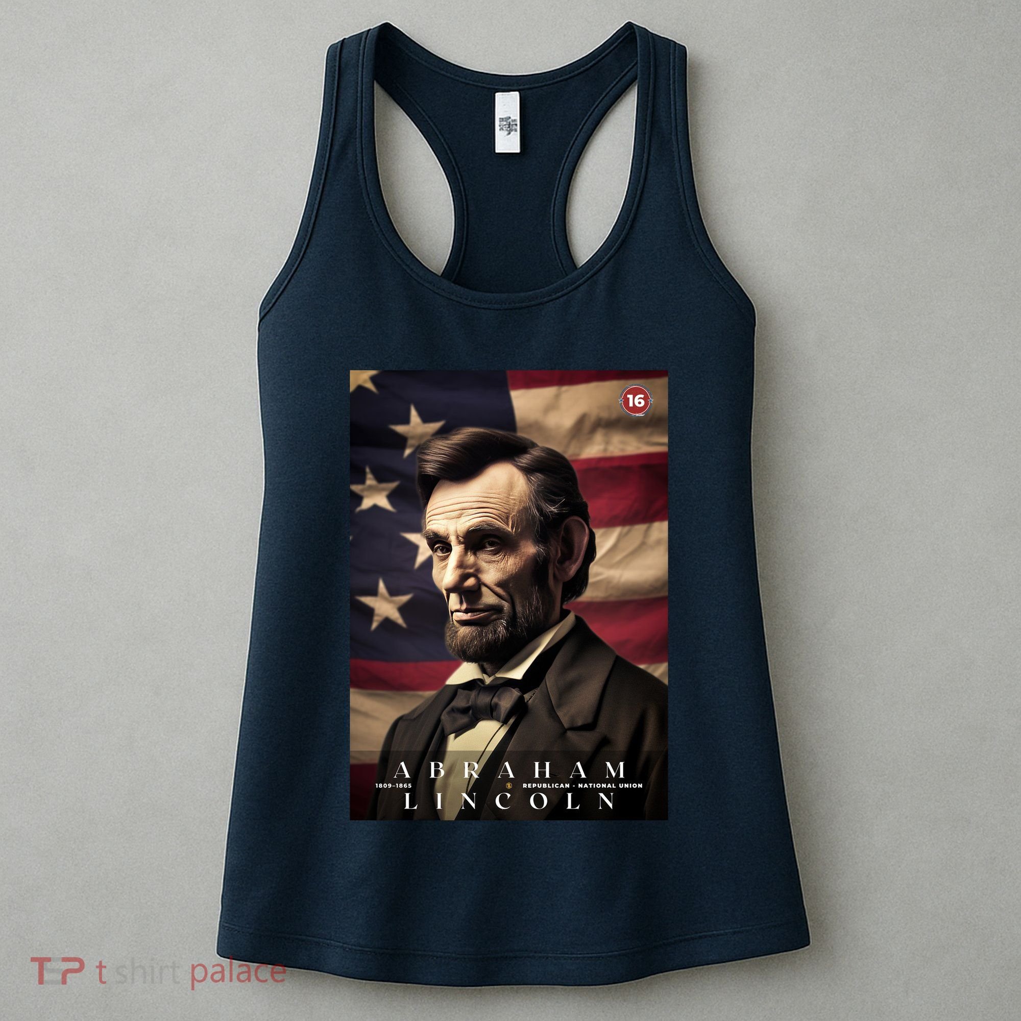 Abraham Lincoln 16th President Of The United States Portrait Women's Tank Top