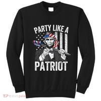 Abraham Lincoln 4th Of July American USA Flag Sweatshirt thumb 0