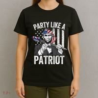 Abraham Lincoln 4th Of July American USA Flag T-Shirt thumb 4