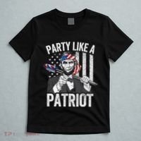 Abraham Lincoln 4th Of July American USA Flag T-Shirt thumb 5