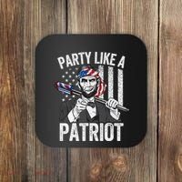 Abraham Lincoln 4th Of July American USA Flag Coaster thumb 0
