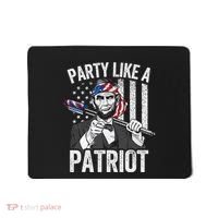Abraham Lincoln 4th Of July American USA Flag Mousepad thumb 0