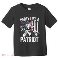 Abraham Lincoln 4th Of July American USA Flag Toddler T-Shirt thumb 0