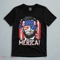 Abraham Lincoln 4th Of July Merica  American Flag T-Shirt thumb 5