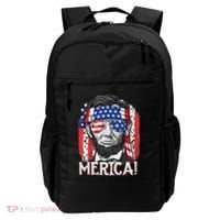 Abraham Lincoln 4th Of July Merica  American Flag Backpack thumb 0