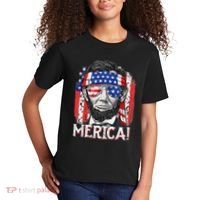 Abraham Lincoln 4th Of July Merica  American Flag Kids T-Shirt thumb 2