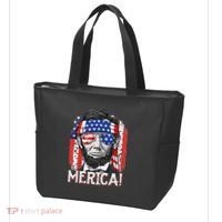Abraham Lincoln 4th Of July Merica  American Flag Tote Bag thumb 3