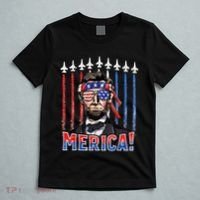 Abraham Lincoln 4th Of July Merica Patriotic American Flag T-Shirt thumb 5