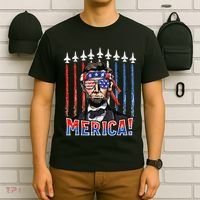 Abraham Lincoln 4th Of July Merica Patriotic American Flag T-Shirt thumb 6