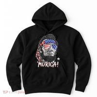 Abraham Lincoln 4th Of July Murica   American Flag Hoodie thumb 0