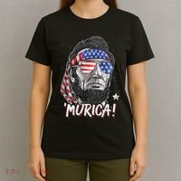 Abraham Lincoln 4th Of July Murica   American Flag T-Shirt thumb 4