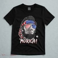 Abraham Lincoln 4th Of July Murica   American Flag T-Shirt thumb 5