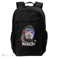 Abraham Lincoln 4th Of July Murica   American Flag Backpack thumb 0