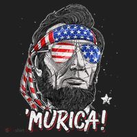 Abraham Lincoln 4th Of July Murica   American Flag Beanie thumb 2