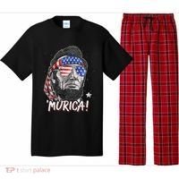 Abraham Lincoln 4th Of July Murica   American Flag Pajama Set thumb 0