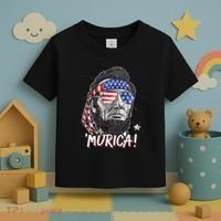 Abraham Lincoln 4th Of July Murica   American Flag Toddler T-Shirt thumb 3
