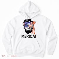 Abraham Lincoln 4th Of July Merica American Flag Hoodie thumb 0