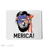Abraham Lincoln 4th Of July Merica American Flag Mousepad thumb 0