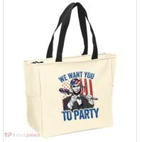 Abraham Lincoln 4th Of July American Tote Bag thumb 2