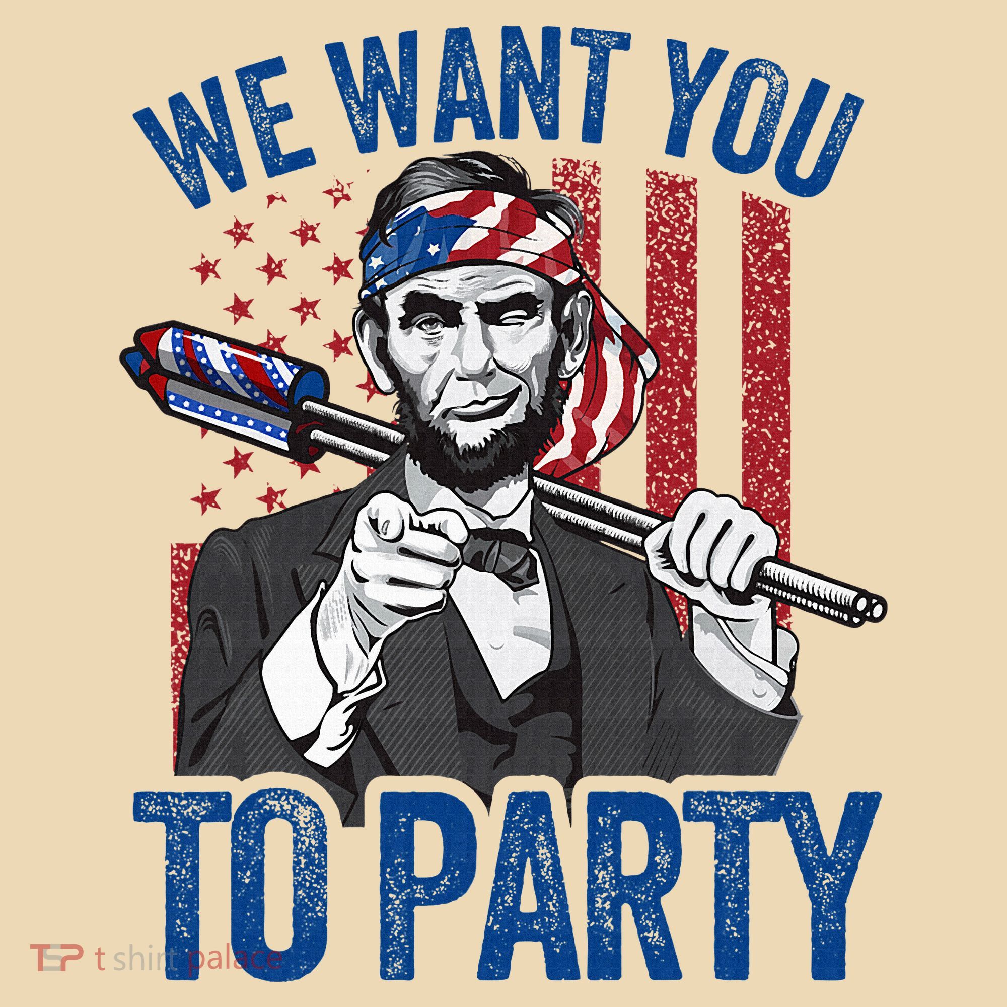 Abraham Lincoln 4th Of July American Tote Bag