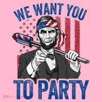 Abraham Lincoln 4th Of July American Coaster thumb 2