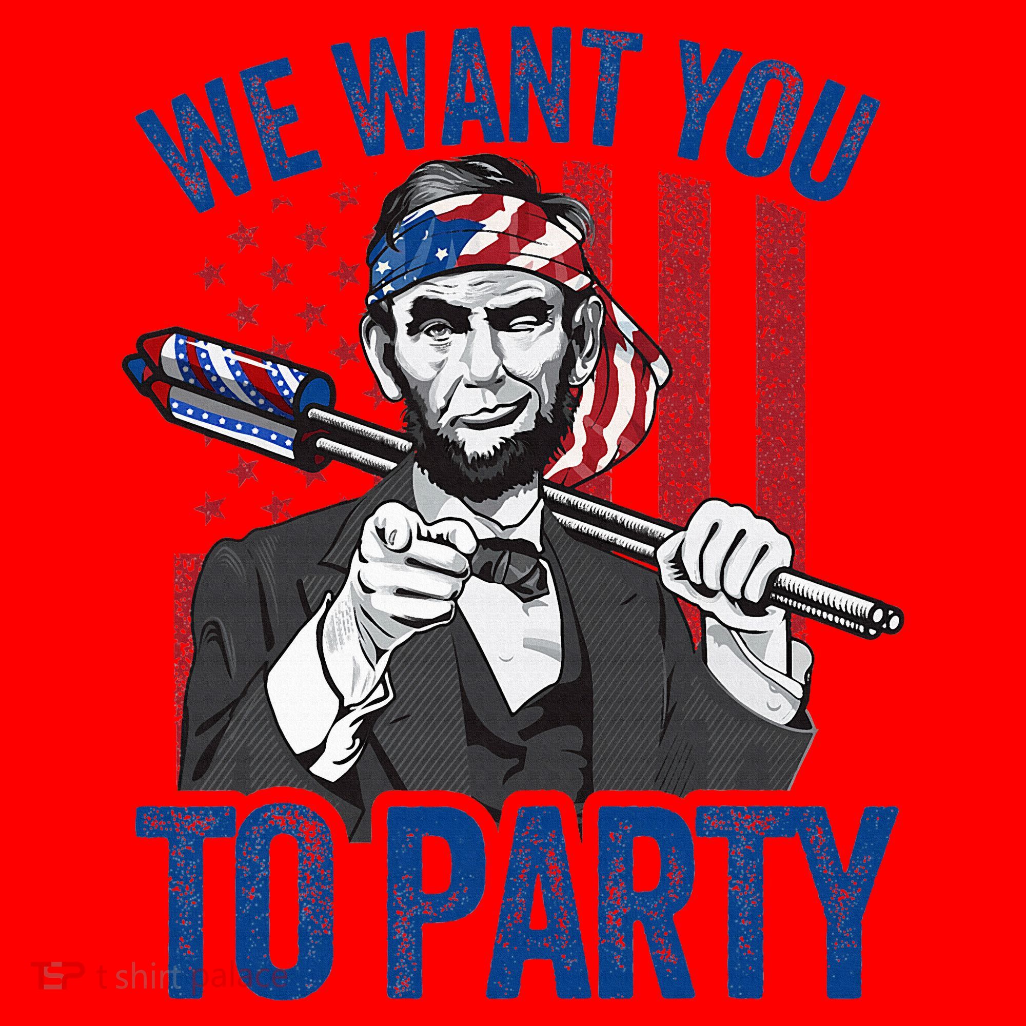 Abraham Lincoln 4th Of July American Santa Hat