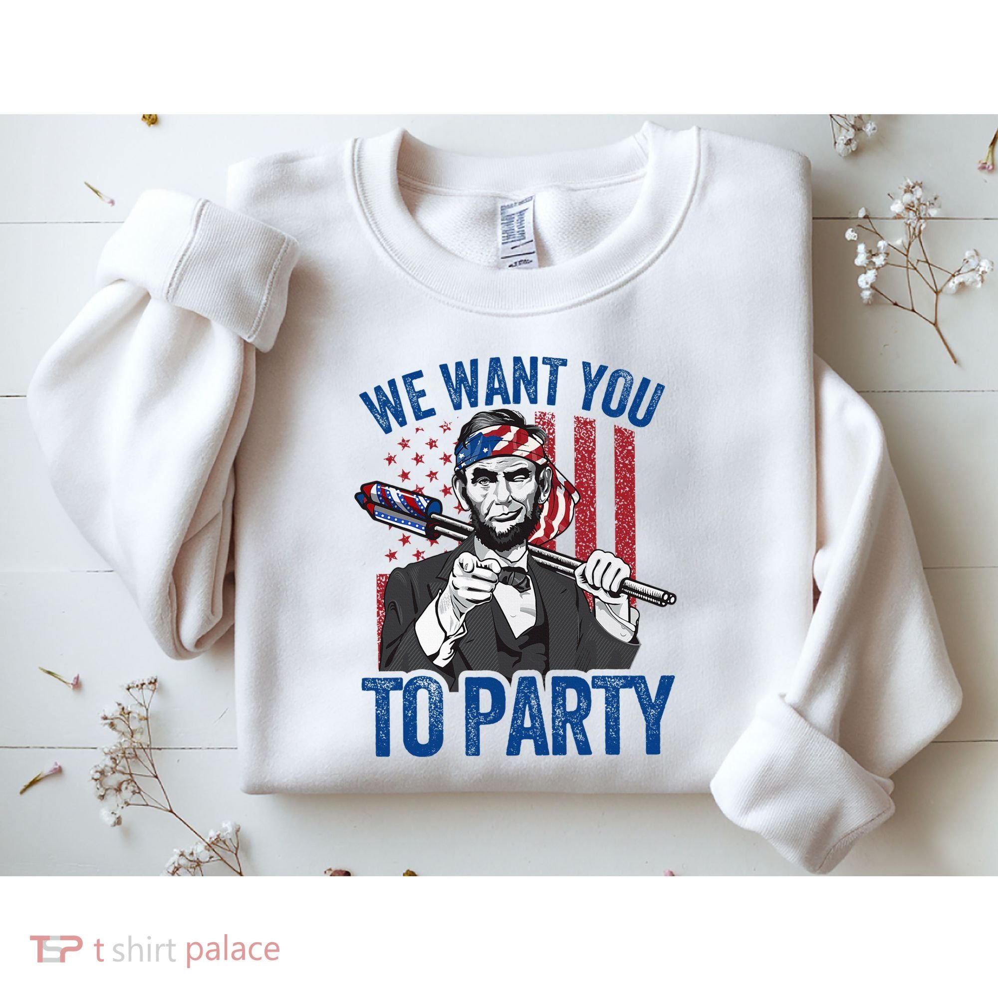 Abraham Lincoln 4th Of July American Sweatshirt