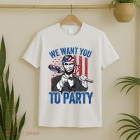 Abraham Lincoln 4th Of July American T-Shirt thumb 2