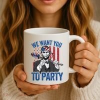 Abraham Lincoln 4th Of July American Coffee Mug thumb 3
