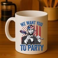 Abraham Lincoln 4th Of July American Coffee Mug thumb 4