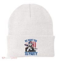 Abraham Lincoln 4th Of July American Beanie thumb 0