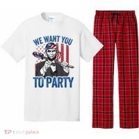 Abraham Lincoln 4th Of July American Pajama Set thumb 0