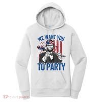 Abraham Lincoln 4th Of July American Women's Hoodie thumb 0