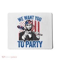 Abraham Lincoln 4th Of July American Mousepad thumb 0