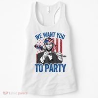 Abraham Lincoln 4th Of July American Women's Tank Top thumb 0