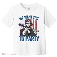 Abraham Lincoln 4th Of July American Toddler T-Shirt thumb 0