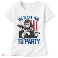Abraham Lincoln 4th Of July American Women's T-Shirt thumb 0