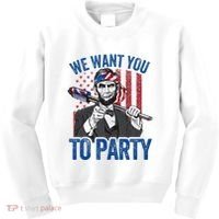 Abraham Lincoln 4th Of July American Kids Sweatshirt thumb 0