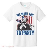 Abraham Lincoln 4th Of July American Kids T-Shirt thumb 0