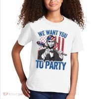 Abraham Lincoln 4th Of July American Kids T-Shirt thumb 2