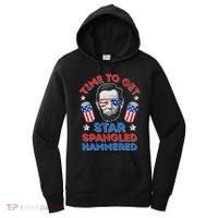 Abe Lincoln 4th Of July Time To Get Star Spangled Hammered Women's Hoodie thumb 0