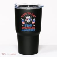 Abe Lincoln 4th Of July Time To Get Star Spangled Hammered Tumbler thumb 0