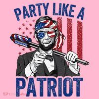 Abraham Lincoln 4th Of July American USA Flag Coaster thumb 2