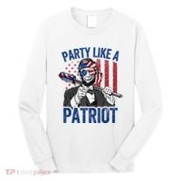 Abraham Lincoln 4th Of July American USA Flag Long Sleeve Shirt thumb 0