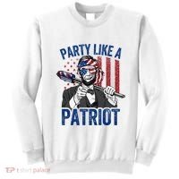 Abraham Lincoln 4th Of July American USA Flag Sweatshirt thumb 0