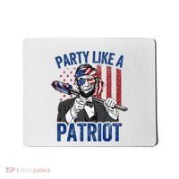 Abraham Lincoln 4th Of July American USA Flag Mousepad thumb 0