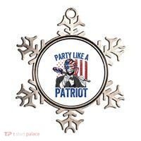 Abraham Lincoln 4th Of July American USA Flag Ornament thumb 0